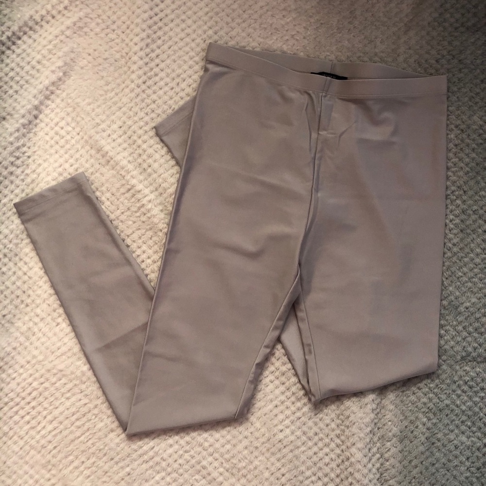 grey/silver leggings